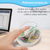 Paper Clip Holder with 100pcs Clips, Magnetic Dispenser Stand for Desk, Unique Non-slip Design