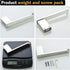 RANDOM Toilet Paper Holder - Polished Chrome Square Bathroom Hardware Accessories, SUS 304 Stainless Steel Wall Mount