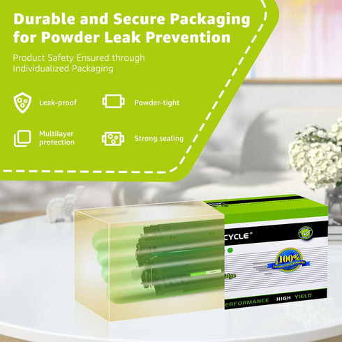 greencycle Compatible CE255A Toner Cartridge Replacement for HP 55A, 1-Pack for Laserjet P3015