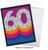 The Best Card Company - Big 60th Milestone Anniversary Notecard, 8.5 x 11, 60 Years of Marriage (J6110DMAG)