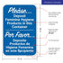 12x18 Inches, 3M .063 Please Deposit Feminine Hygiene Products in This Container Bilingual Sign, EGP Reflective