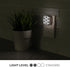54744, 2 Pack Lights by Night Decorative LED Night Light, Brushed Nickel Flower Design, Plug-in, Dusk to Dawn Sensor