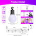 41ft 20 Dimmable Bulbs+80 Remote,IP65 Outdoor String Lights LED Beads,RGB Patio Lights with Waterproof Shatterproof