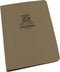 Rite in the Rain Tan All-Weather Binder, 1/2" Ring, 5 5/8" x 7 7/8" (No. 9200T)