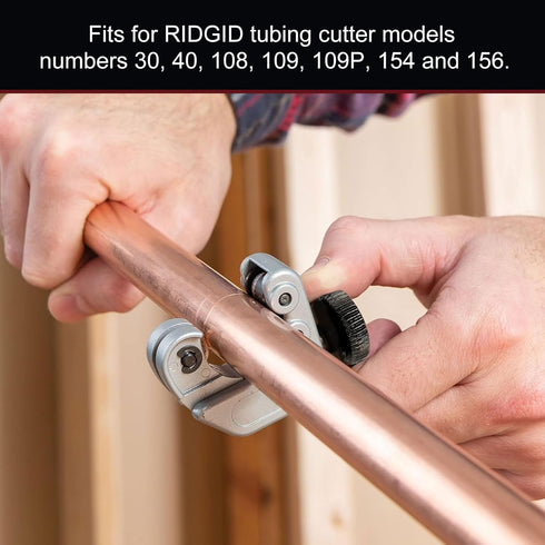 Pipe Cutter Replacement Wheel 33170 for Ridgid Pipe Cutter 30, 40, 108, 109, 109P, 154 and 156 - 2 Pcs