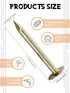 600 Count Sadnyy Coil Roofing Nails 3/4-1-1/4 in, Stainless Steel Siding Nails with Smooth Ring Shank (1-1/4 -inch x
