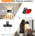 Deyagoo Dimmable 3000K 3 Closet, Rechargeable Motion Sensor Wall Light, Wireless Wall Sconce - Magnetic Base, Warm