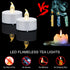 Lights:150 Pack 200+ Battery Operated LED Tea Flameless LED Bright Flickering Candles Long Lasting Hours Electric
