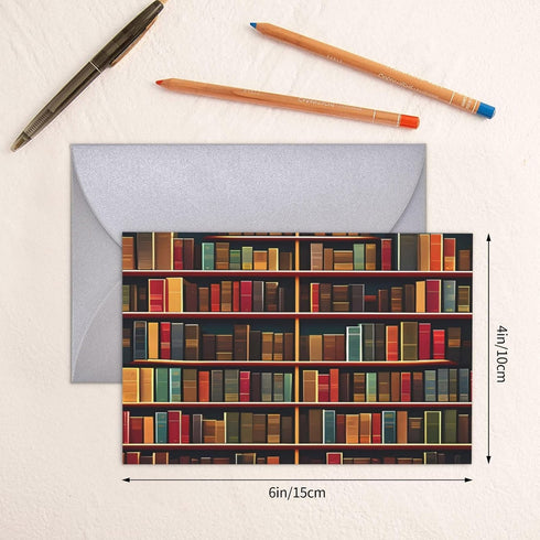 Eekstdbn Greeting Cards Library Bookshelf Book Greetingcard With All Occasion Cards Invitation Holiday Card Anniversary