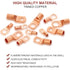 Weewooday Copper Battery Cable Ends 12 Sizes Battery Terminal Connectors Copper Lug Ring Terminal for AWG4-12