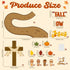 BeYumi 70Pcs Christian Bulletin Board Set - Fall Leaves, Pumpkin, Cross Cutouts for Sunday School Decor