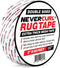 iPrimio NeverCurl Double Sided Carpet Tape, Extra Thick Rug Tape with Mesh Fabric - 2" by 60 Feet Roll