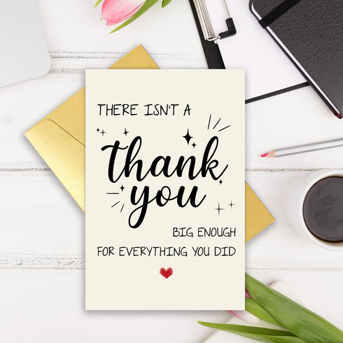 GVMGVM Funny Thank You Card for him her,Cute Thank You Gift for Boss Leader Teacher Doctor Nurse Healthcare Worker
