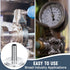 4 Pcs 1.5" Tri Clamp to 0.5" Hose Barbed Adapter 304 Stainless Steel Sanitary Hose Barb Pipe Fitting for Plumbing