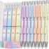 Nicpro 8 Pack 0.7mm Pastel Mechanical Pencil Set, Fast Click Aesthetic Drafting Pencils with 480PCS HB Lead