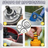 Swpeet 834Pcs O-Ring Washer Assortment Kit, SAE and Metric, Nitrile Rubber for Plumbing and Automotive