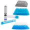 JRready ST6385-16-50 MiniSeal Crimp Splices, 50 Sets Blue Butt Splice Connectors for Wire-to-Wire Splicing