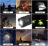 2 in 1 Blacklights Flashlight, UV 395nm Ultraviolet Torch Light for Home Security and Outdoor Activities