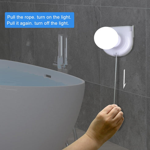 Shuwea 2 Pack Bulb, Closet Bulb, Battery Operated Light Stick-Up Battery Powered Wireless LED Light Self Adhesive Wall