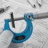 Outside Micrometer Set: 0-1" Machinist Micrometer with 0.0001" Graduation and Case