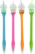 Raymond Geddes Boba Tea Pens for Kids - Pack of 12 Adorable Boba Pen Characters with Black Ink