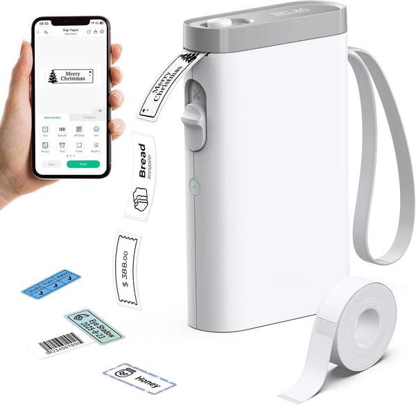 Nelko 2.0 P21 Label Maker, Bluetooth Label Makers, Wireless Mini Label Maker Machine