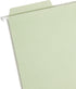 Smead FasTab Hanging Fastener File Folder, 1/3-Cut Built-in Tab, Letter Size, Moss, 18 per Box (65120)