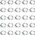 30pcs Adjustable Worm Gear Hose Clamp, Stainless Steel Pipe Clamps for Water Pipe, Plumbing, Fuel Line