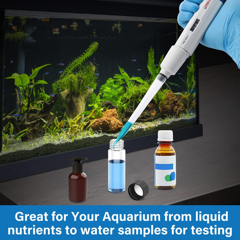 FOUR E'S SCIENTIFIC High-Accurate Single-Channel Manual Adjustable Variable Volume Pipettes, 1-5ml