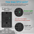 Black GFCI Outlet 20 Amp, GFCI Outlet Receptacle with LED Indicator, 20 Amp 125 Volt Wallplate and Screws Included ETL