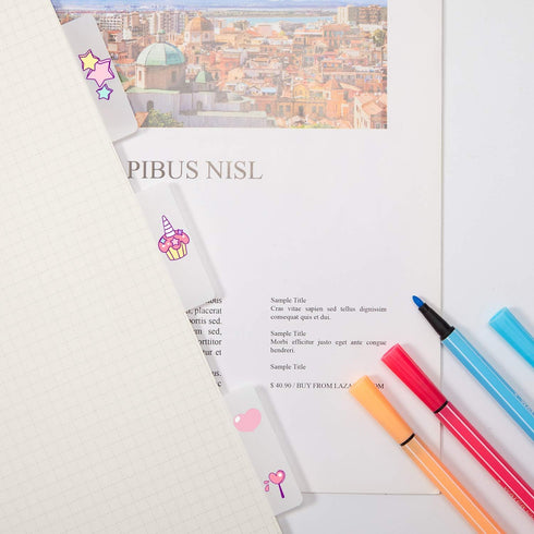 Sticky Index Tabs Page Marker, Pop-up Page Flags Notes Tabs, 1.6 x 2 Inch, 800 Pieces