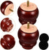 2pcs 8cm Homoyoyo Small Solid Wood Furniture Legs with Screw Thread, Wooden Sofa and Cabinet Feet Replacement