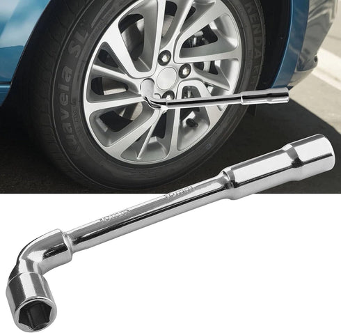 10mm Metric L Shaped Hex Socket Wrench - Double-Head Elbow Tool for Mechanic Repair, 1 Piece