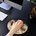 Round Mouse Pad with Coasters Set, Non-Slip Rubber Horse Design Mouse Pad for Office Desk Decor