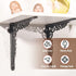 90 2PC 18.5CM/7.3Inch Sungmor Cast Iron Heavy Duty Shelf Brackets - Rustproof Sturdy Right Angle Wall Hanging Supoort