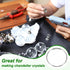 300pcs 16mm 304 MECCANIXITY Mini Split Rings, Stainless Steel Jump Ring Small Round Ring Clips Crystals Suncatcher