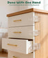 6 Pack Roctee Drawer Baby Locks Clear, Baby Proof Locks for Side Drawers Pull Out Thin Dresser Kitchen Cabinet Bedside