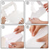 ZEAYEA 50 Pcs Chocolate Strawberry Boxes, 12.5" x 5.5" x 2.5" White Bakery Boxes with Window