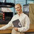 25 2 5.5" 8.5" CYEAH Pcs Cafe Style Menu Cover, Single Page View Transparent Restaurant Menu Covers, Restaurant Menu