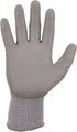 Ergodyne ProFlex 7024 Cut Resistant Work Gloves, ANSI A2, PU Coated Palms for Flexible No Slip Grip, Gray, Medium