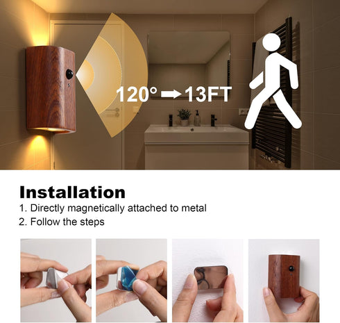 Generic Sets 2, Indoor Wall Sconce of Linkage Sensor Wall Sconce Led Up Down Wall Lamp,for Indoor Living Room Bedroom