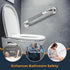 PAUANI 1/2 Rail(1PCS,30cm) Pcs Wall Mounted Grab Bar Rail - Anti-Slip Bathroom Shower Grab Bars Stainless Steel Safety