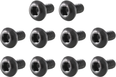 uxcell M2x4mm Thread Button Head Hex Socket Cap Screw Bolt, 100pcs
