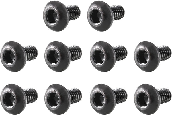 uxcell M2x4mm Thread Button Head Hex Socket Cap Screw Bolt, 100pcs