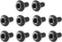 uxcell M2x4mm Thread Button Head Hex Socket Cap Screw Bolt, 100pcs
