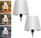 2 Pack Wine Bottle Lamps, 2025 New 3 Color Rechargeable Wireless Bottle