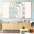 Boho The Power of Yet Classroom Bulletin Board Decoration, Rainbow Motivational Growth Mindset Cutouts for School