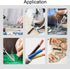 Cordless Soldering Iron Kit, USB Rechargeable Soldering Gun, 3 Temperature Adjustable for DIY Home Repair