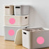 PARLAIM 2" Pink Round Color-Code Circle Dot Labels on a Roll, 500 Stickers for Inventory, Package, Box, Garage Sale