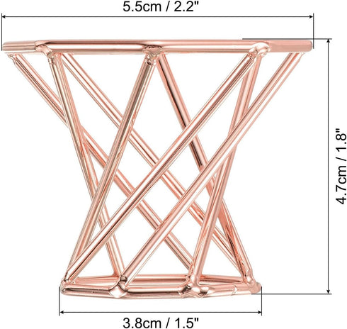 Generic 4pcs #CN/251024/07587 Home and Garden Parts Air Plant Holder Tillandsia Pot Base Container Air Plant Rack Rose